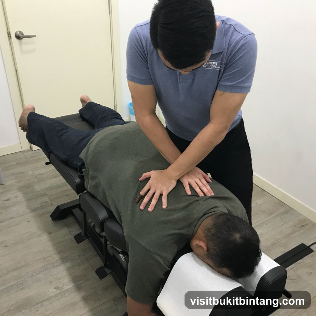 Chiropractor Adjusting Patient