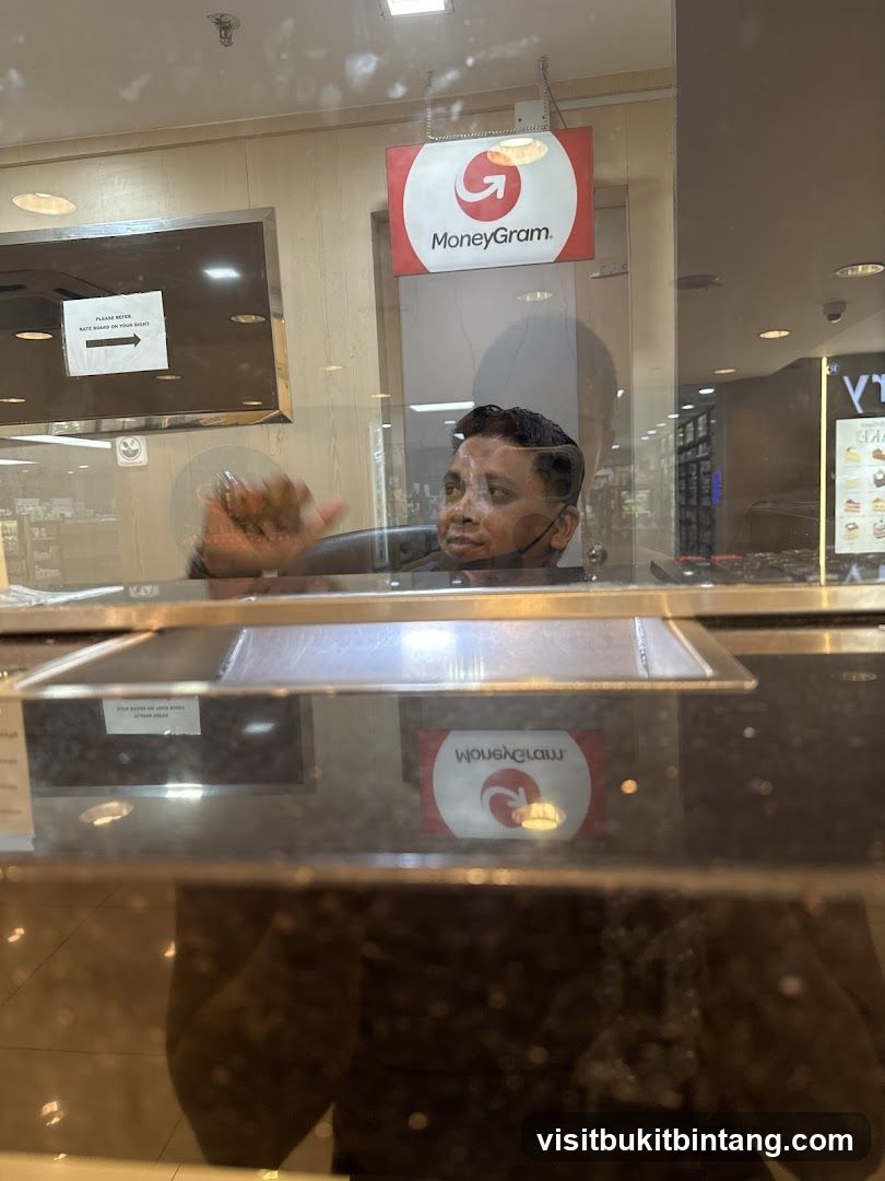 MoneyGram Service Counter