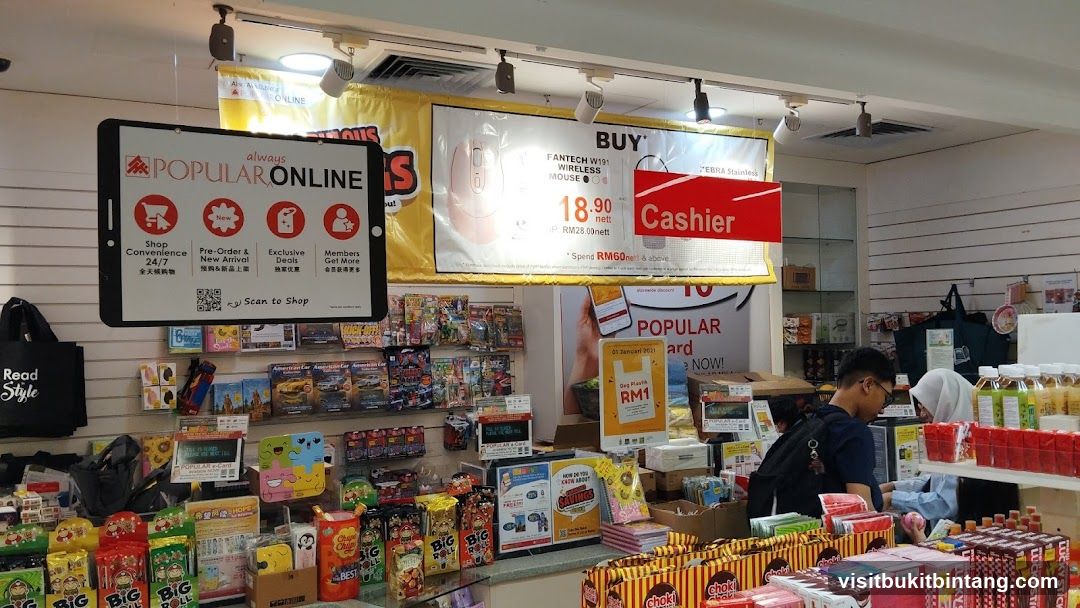 Popular Bookstore Interior