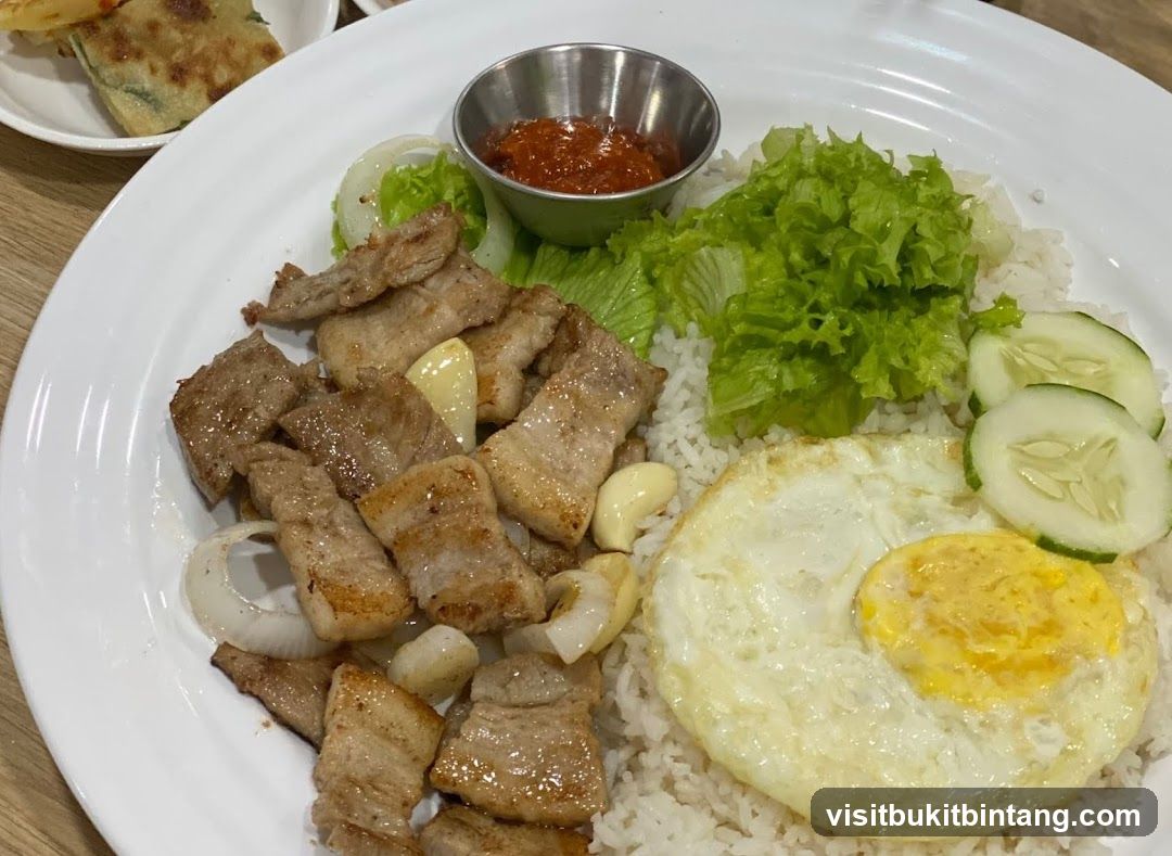 Pork Belly Rice Plate