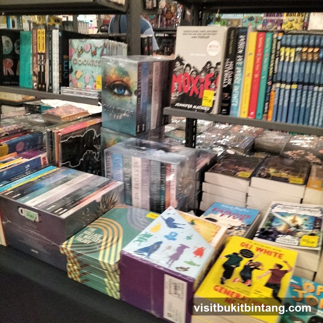 Books on display