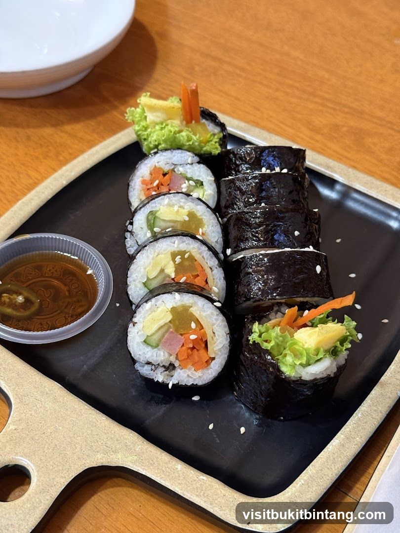 Gimbap Platter