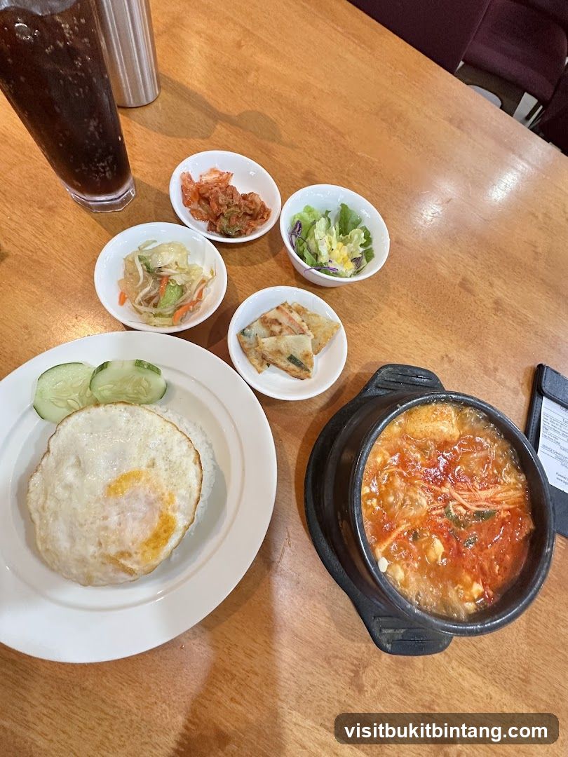 Korean Meal with Side Dishes