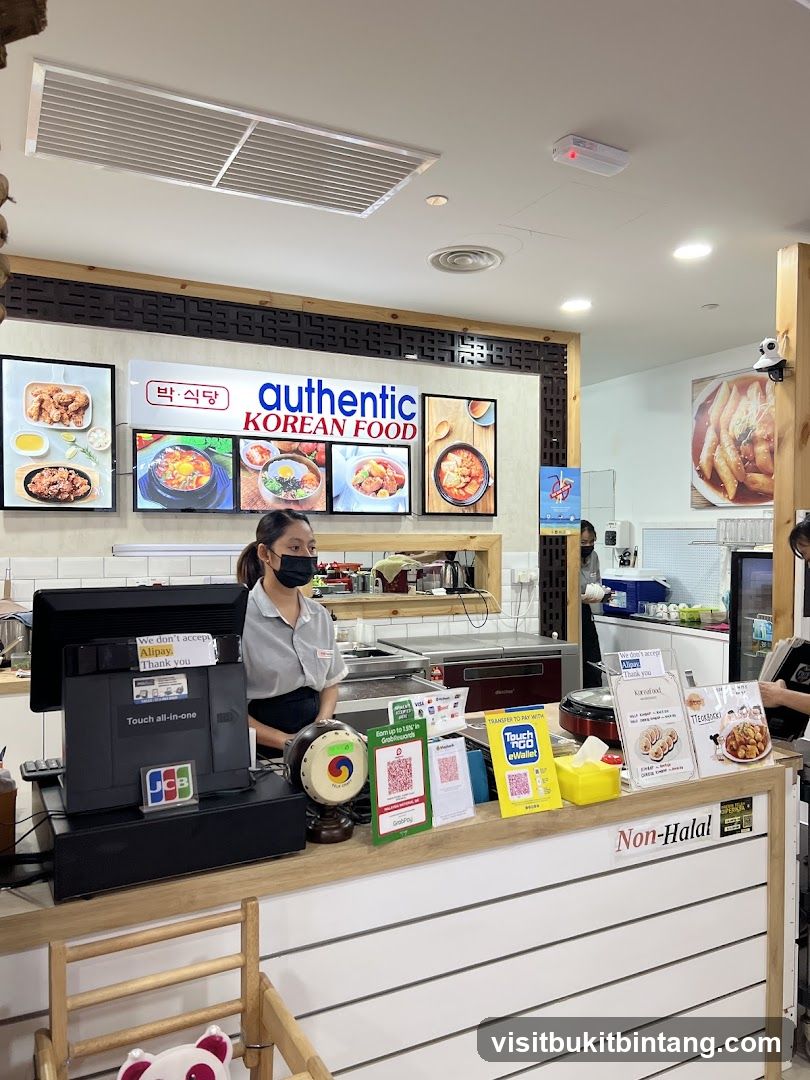 Korean Food Counter