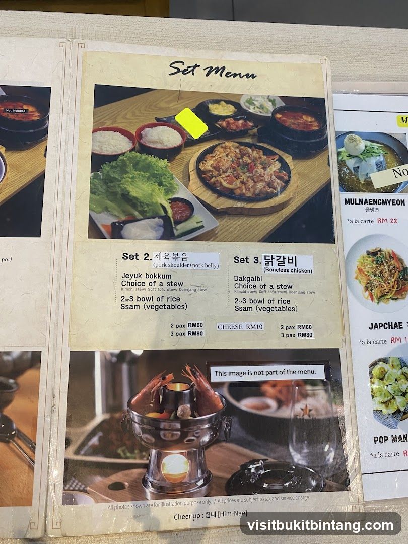 Set Menu