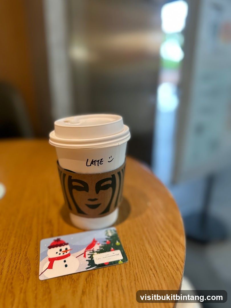 Latte and Gift Card