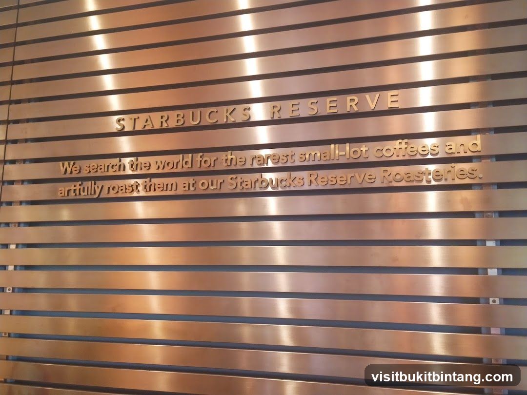 Starbucks Reserve Signage