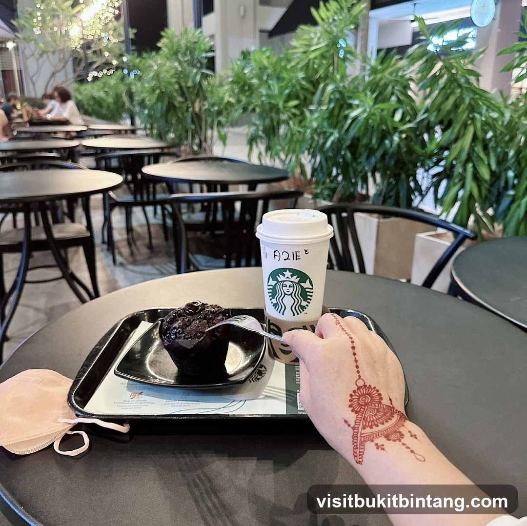 Starbucks Muffin and Coffee
