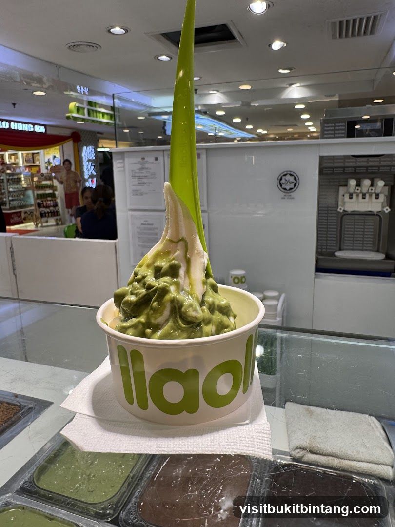 Matcha Swirl Soft Serve Ice Cream