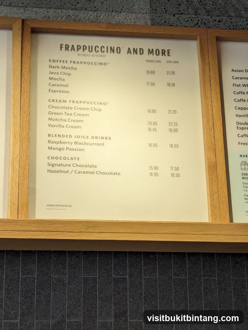 Frappuccino and More
