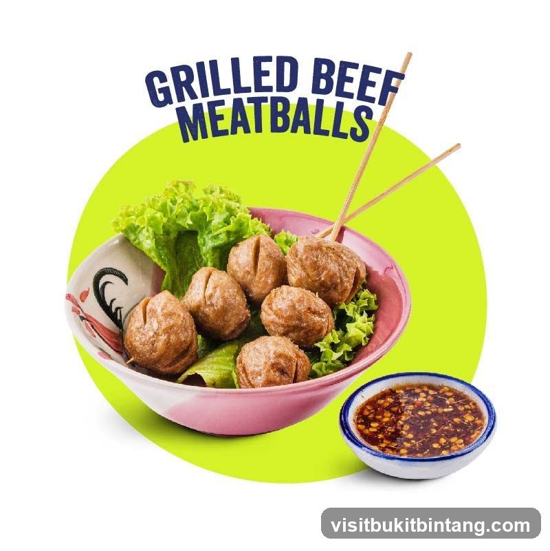 Grilled Beef Meatballs