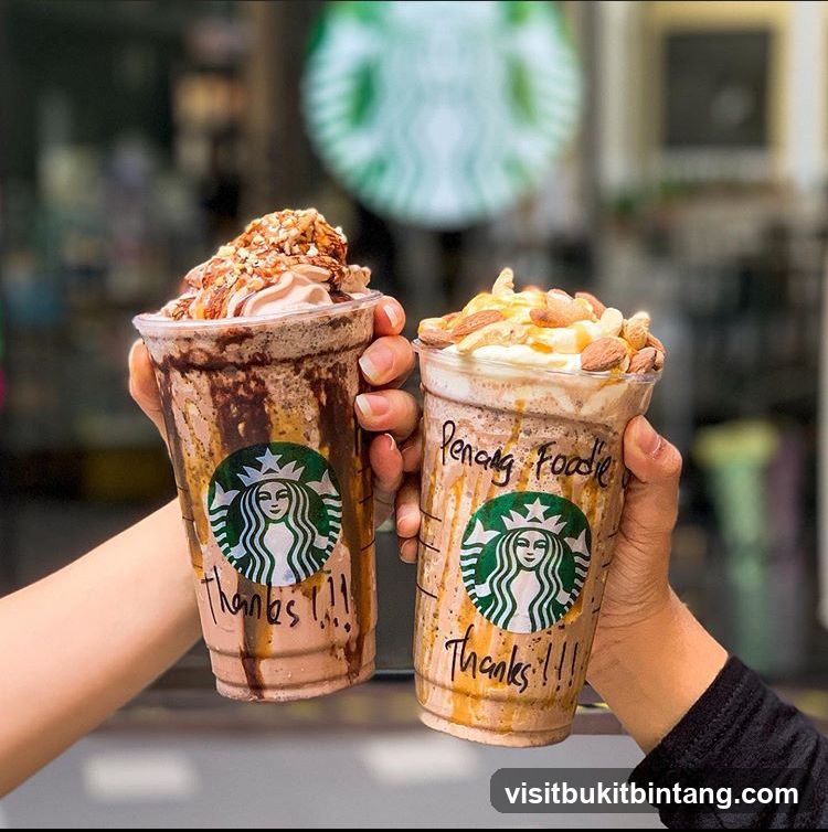 Two Starbucks Frappuccinos