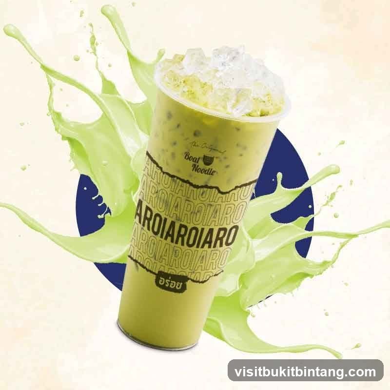Green Tea Drink with Splash