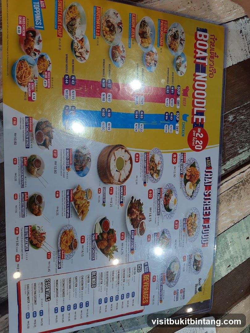Boat Noodle Thai Street Food