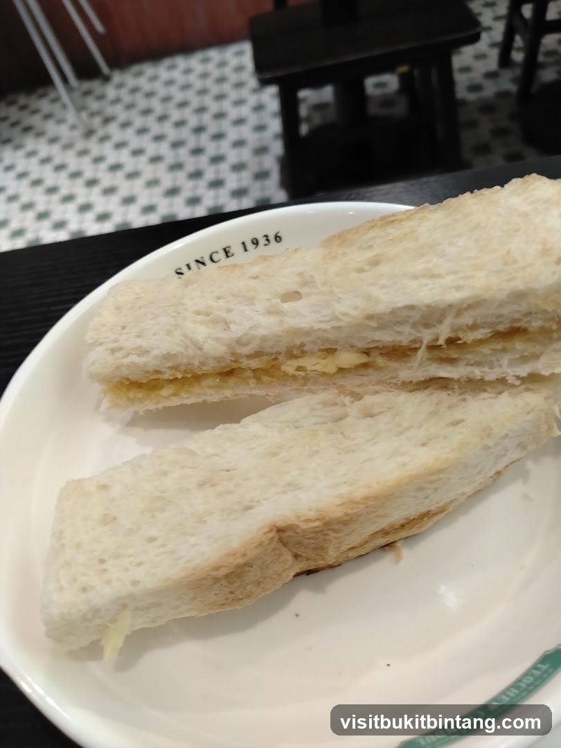 Toast with butter and jam