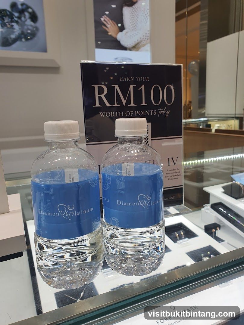 Promotional Display with Water Bottles