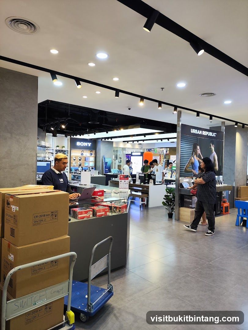 Electronics Store Interior