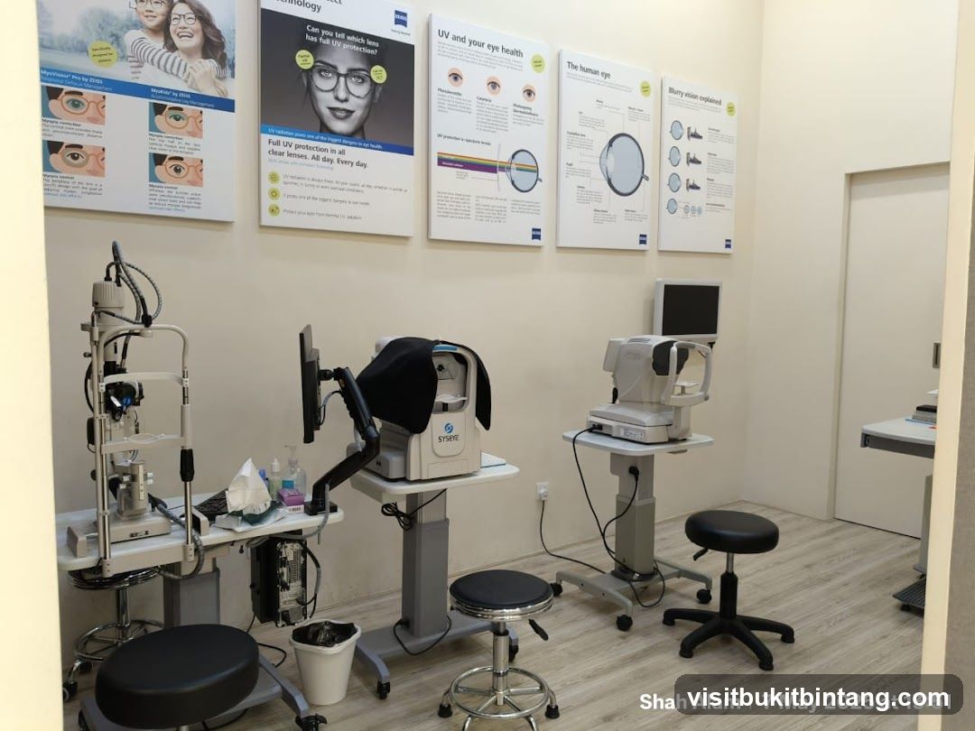 Eye examination room