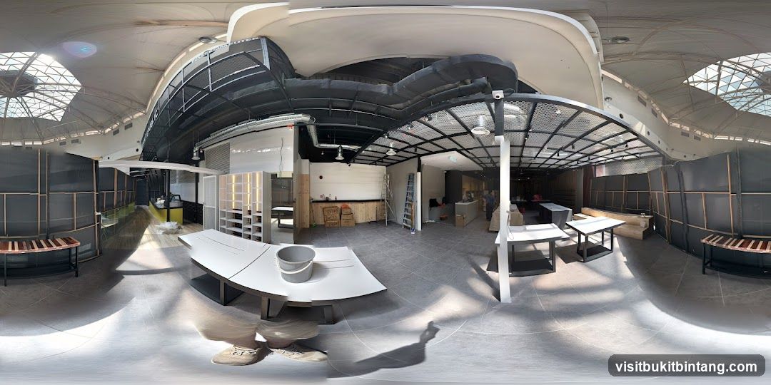 Interior of a commercial space under renovation