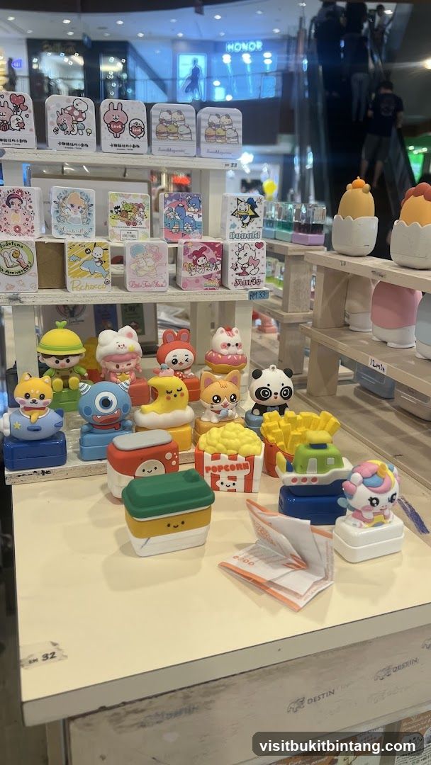 Cute character merchandise display
