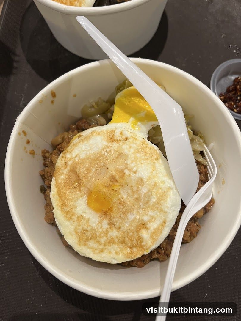 Minced Meat Bowl with Fried Egg