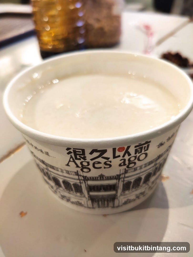 Dessert in a branded cup