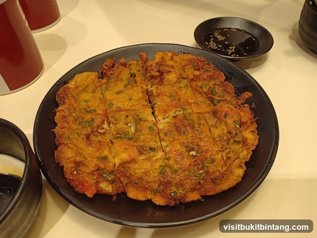 Korean Pancake with Dipping Sauce