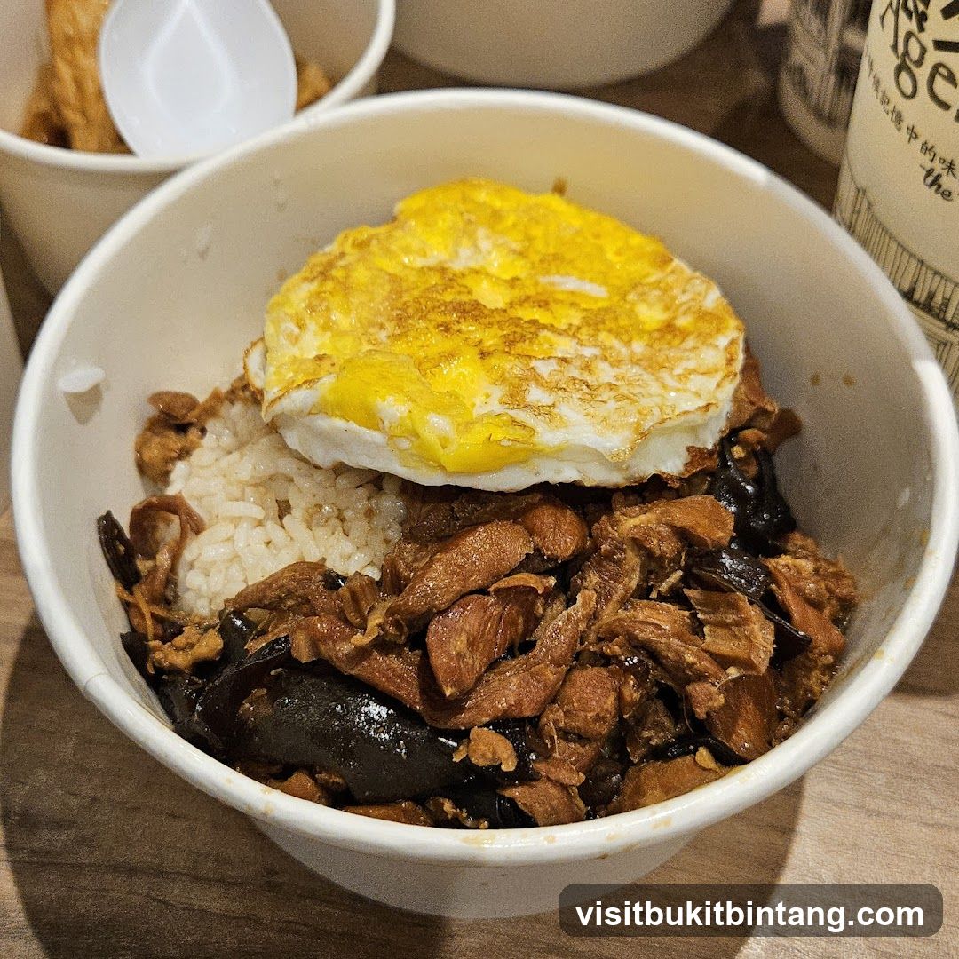 Braised Pork Rice Bowl with Fried Egg