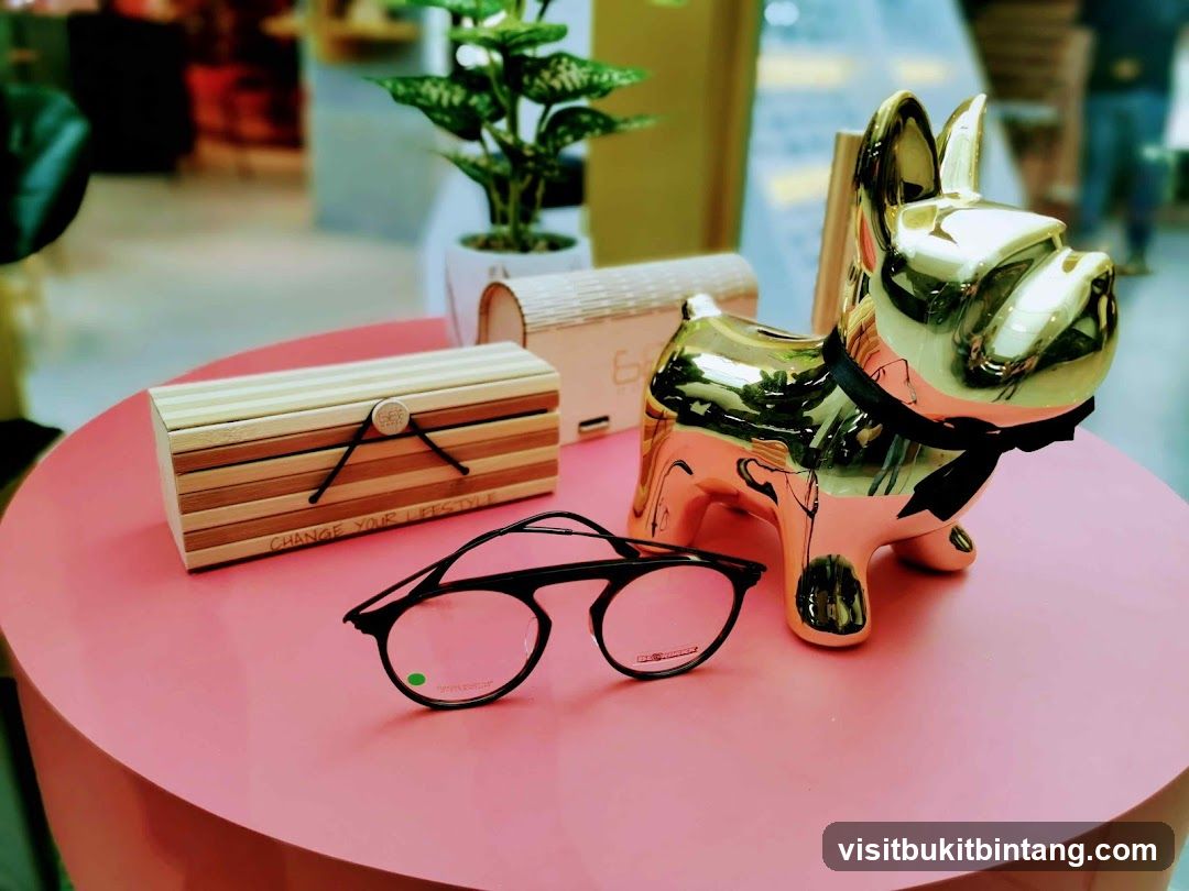 Eyeglasses and Decorative Items