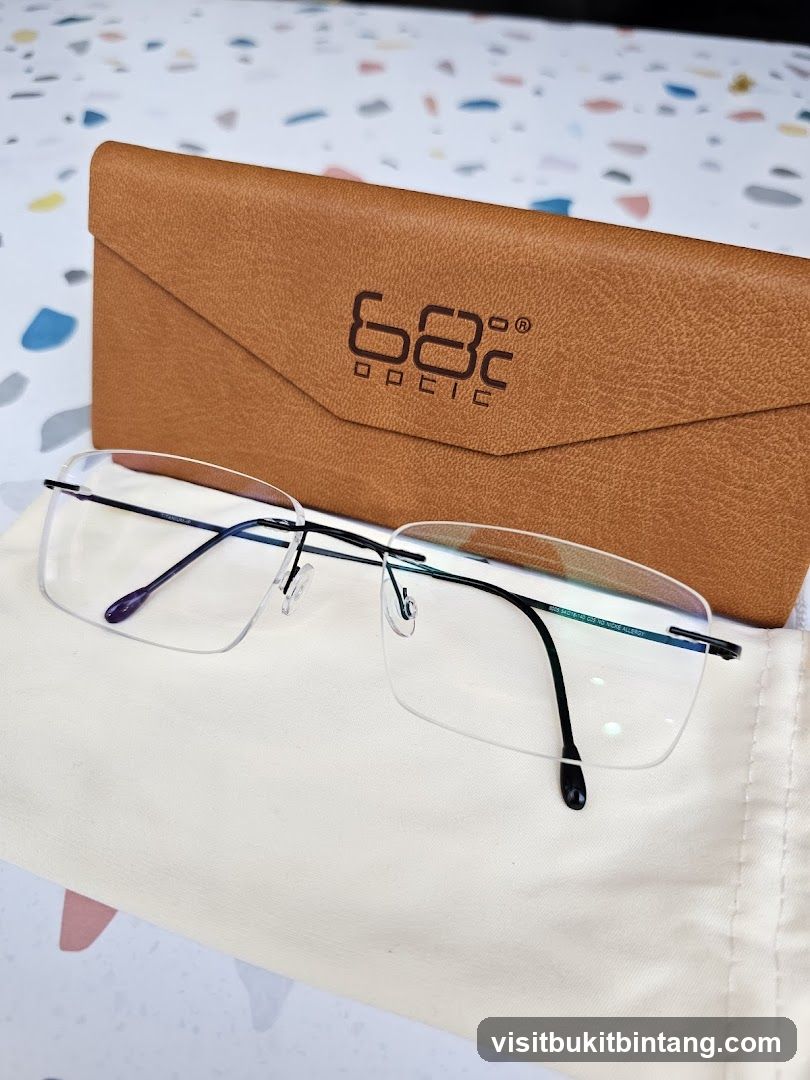 Eyeglasses and Case