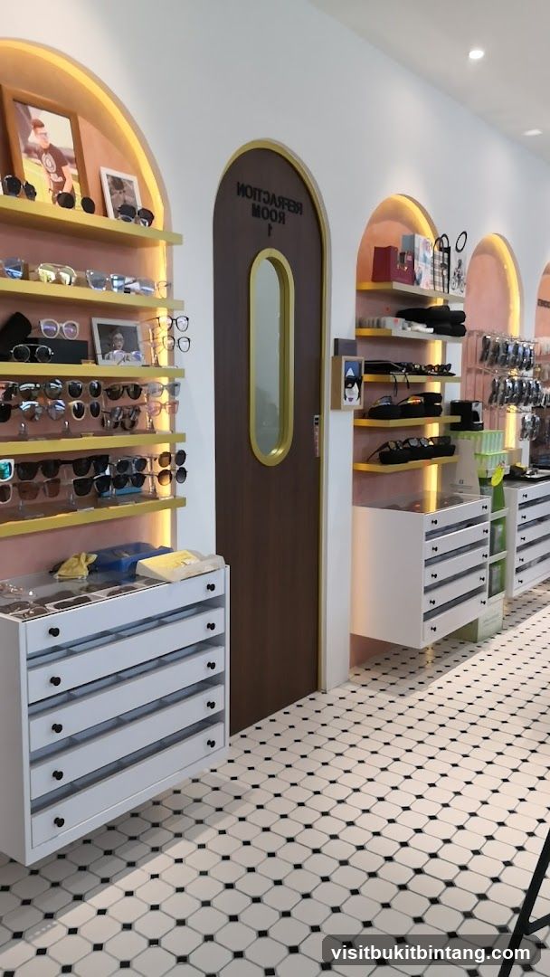 Eyewear store interior