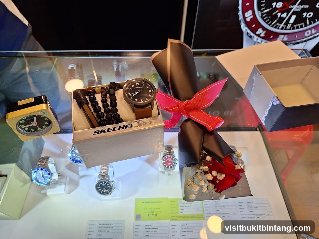 Watches and Accessories Display