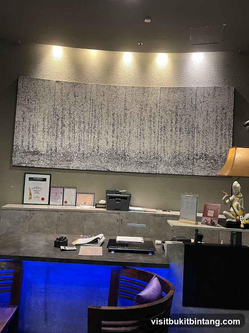 Spa Reception Area