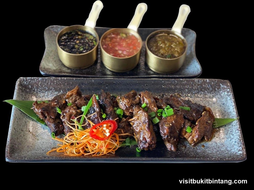 Braised Beef with Dipping Sauces