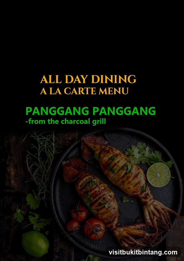 All Day Dining A La Carte Menu