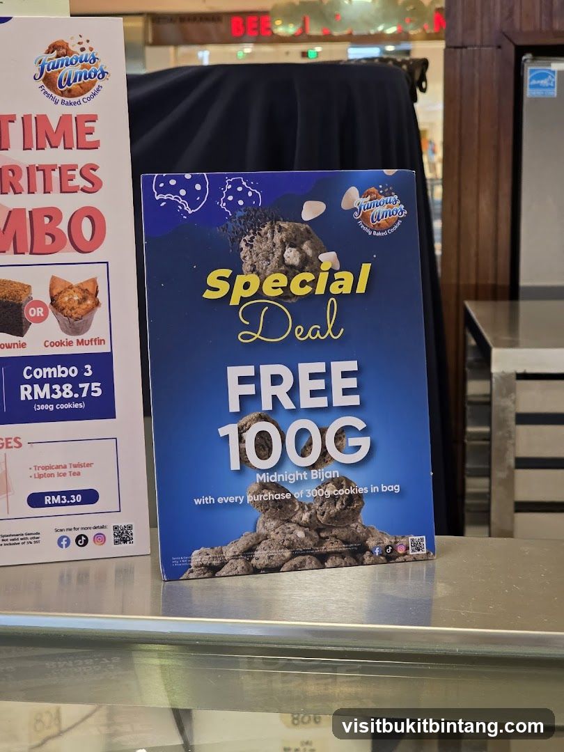 Famous Amos Special Deal Flyer