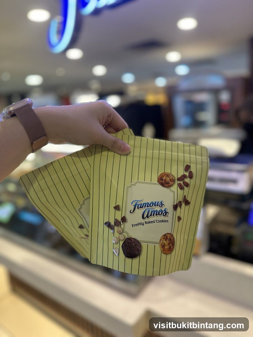 Famous Amos Cookies Packaging