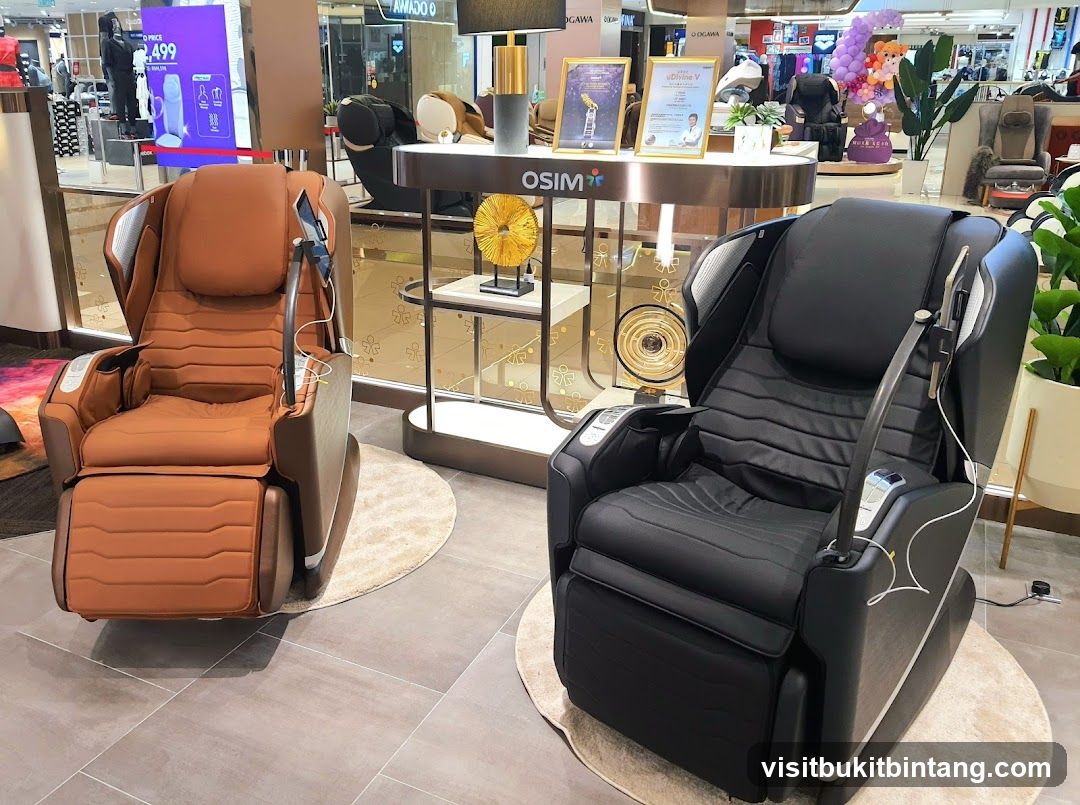 Massage Chairs Display