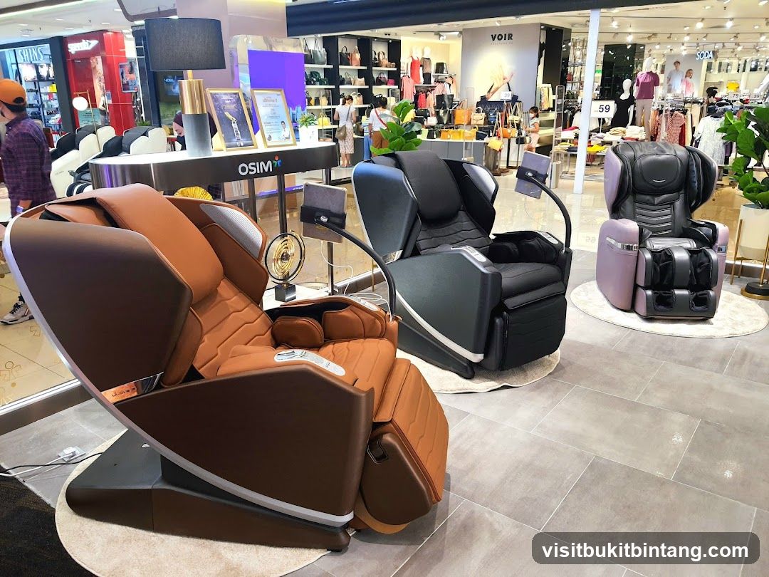 Massage Chairs Display