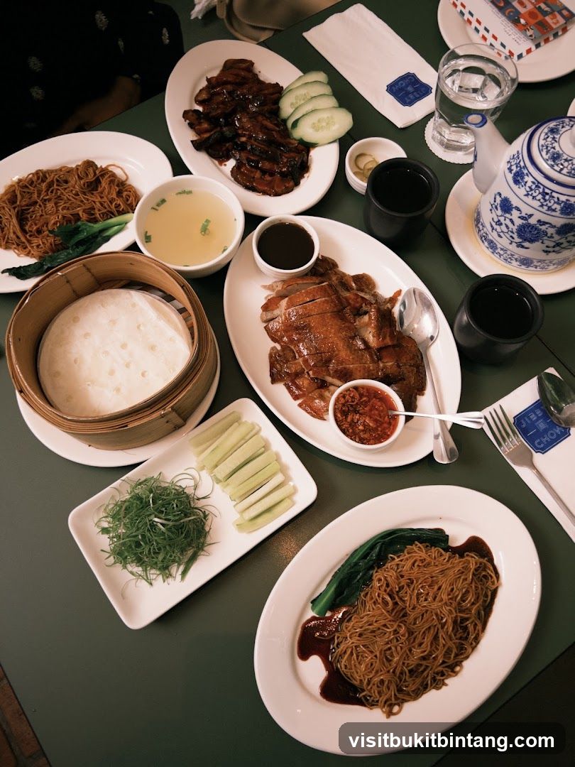Chinese Food Spread