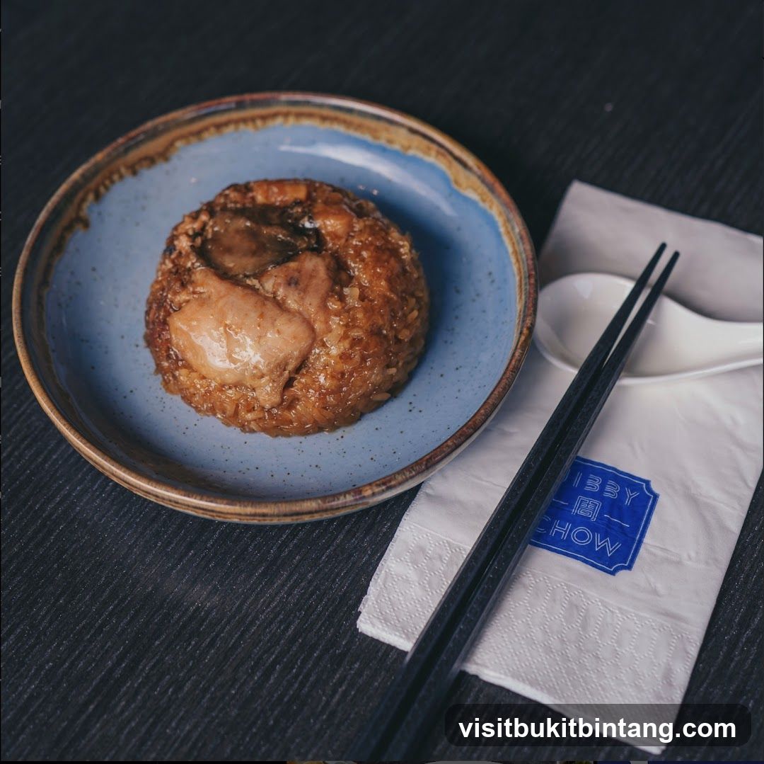 Sticky Rice with Chicken and Mushroom