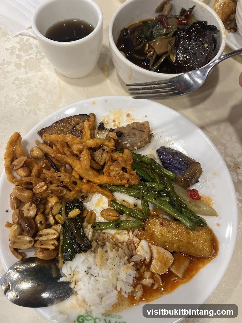 Buffet Plate with Assorted Dishes