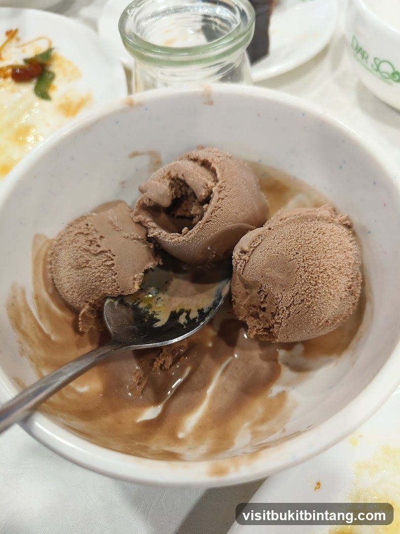 Chocolate Ice Cream Dessert