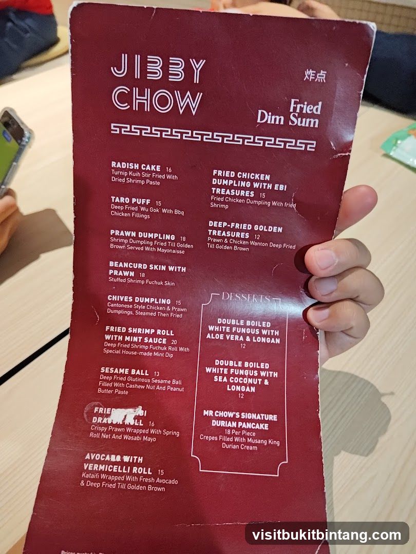 JIBBY CHOW Fried Dim Sum