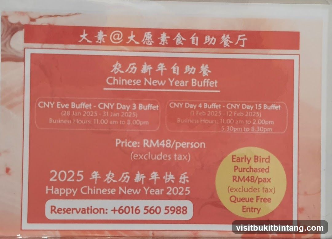 Chinese New Year Buffet