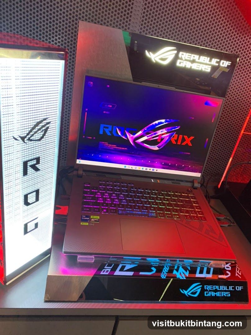 Republic of Gamers Laptop Display