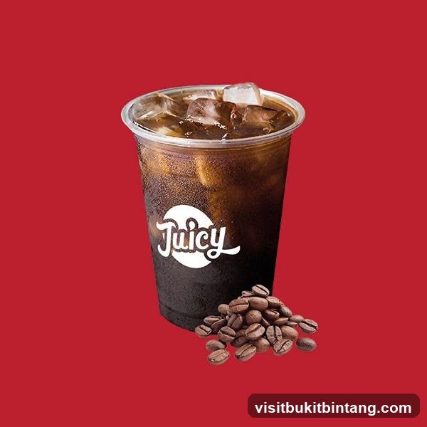 Iced Coffee with Coffee Beans