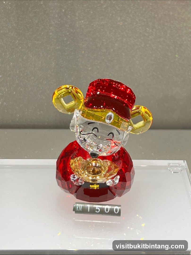 Crystal Figurine with Price Tag