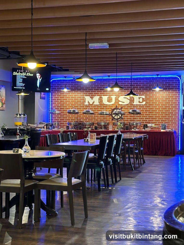 Restaurant Interior with Buffet