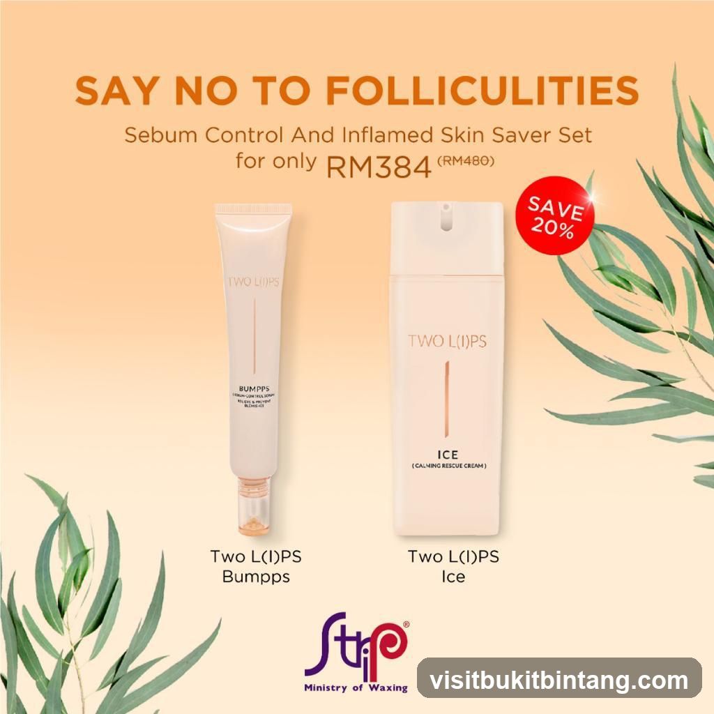 Two L(I)PS Sebum Control and Inflamed Skin Saver Set